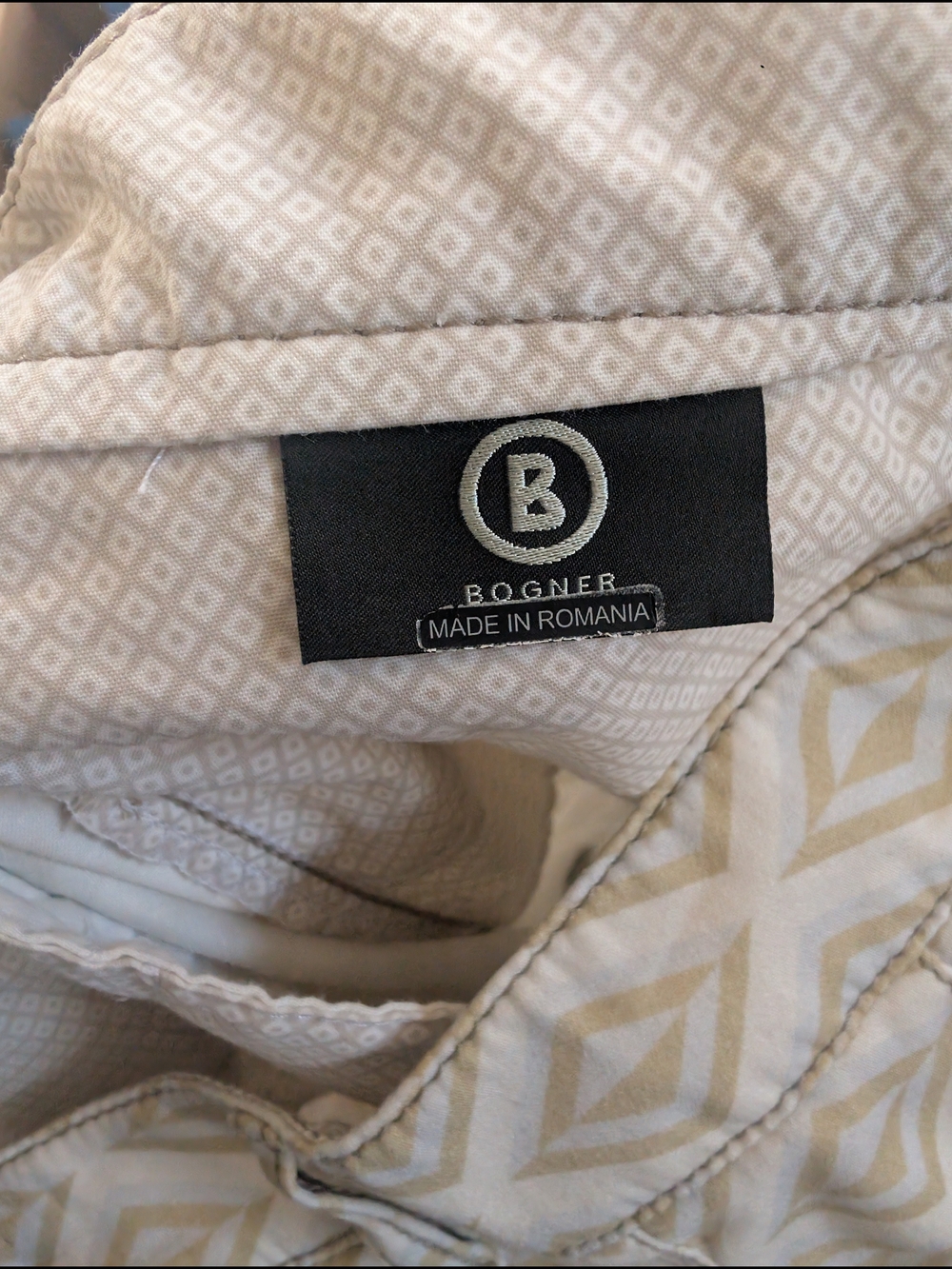 Bogner Women's Geometric Patterned Pants Size 8